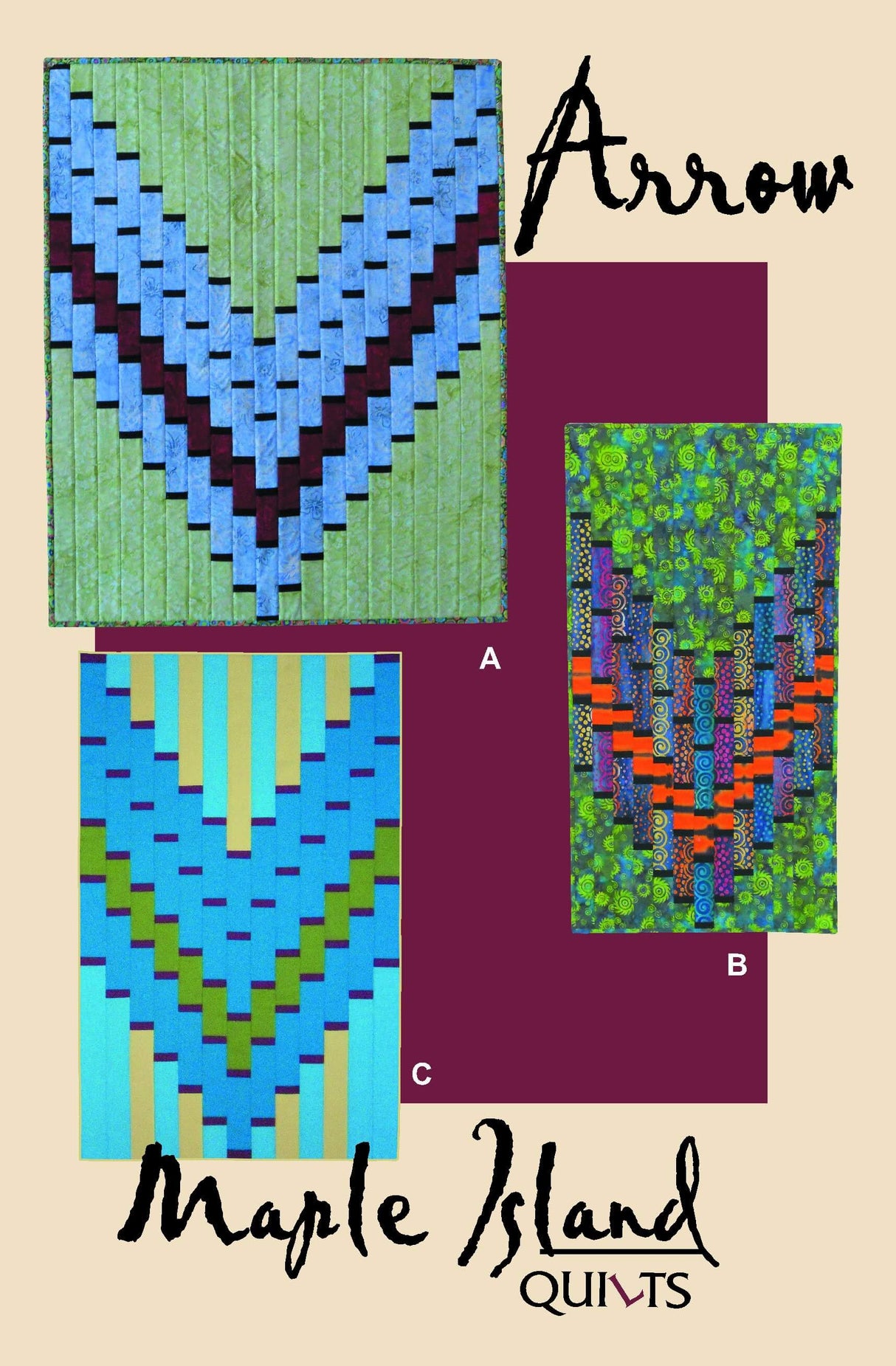 Arrow Quilt Pattern by Maple Island Quilts
