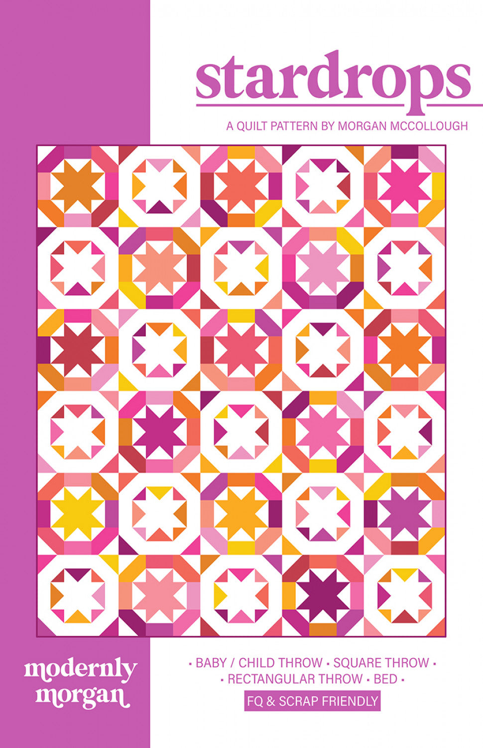 Stardrops Quilt Pattern by Modernly Morgan