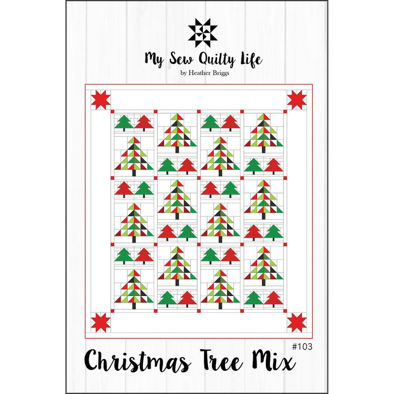 Christmas Tree Mix Quilt Pattern by My Sew Quilty Life