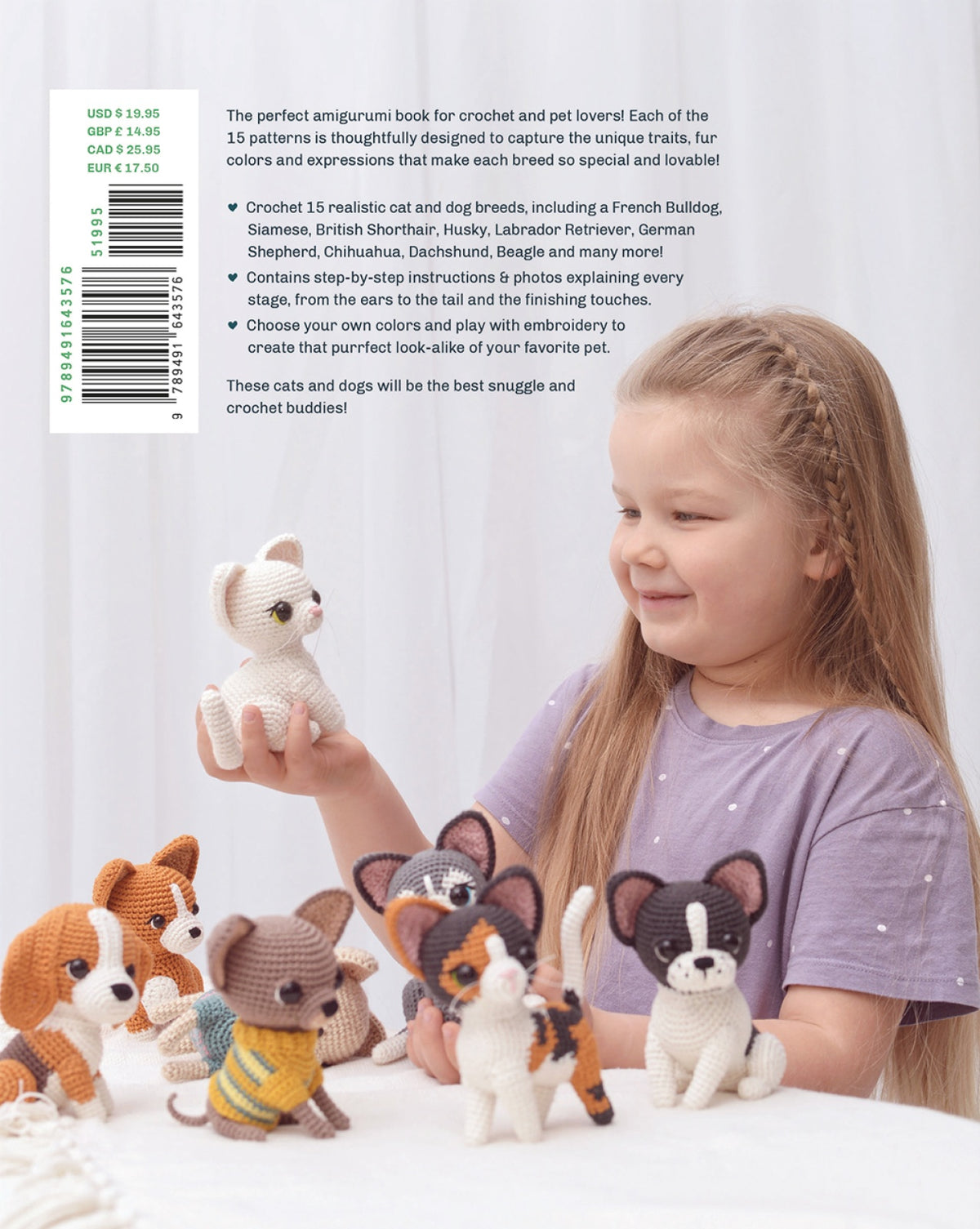 Back of Crochet Cats & Dogs - Meteoor Books