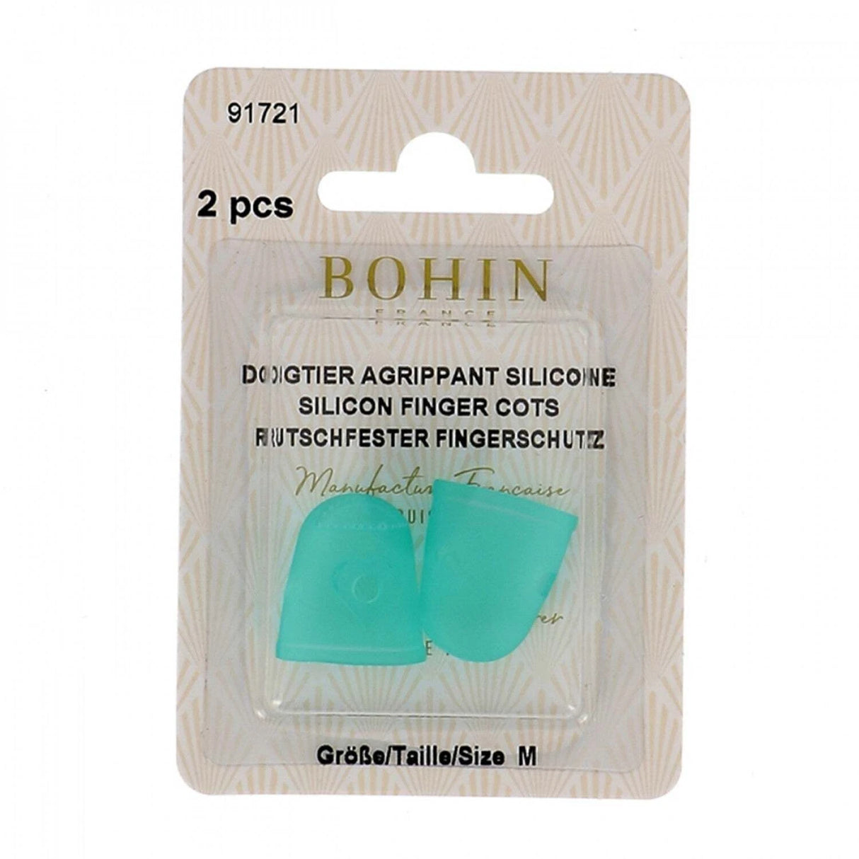 Machine Quilting Rubber Thimbles Size Medium 2ct by Bohin