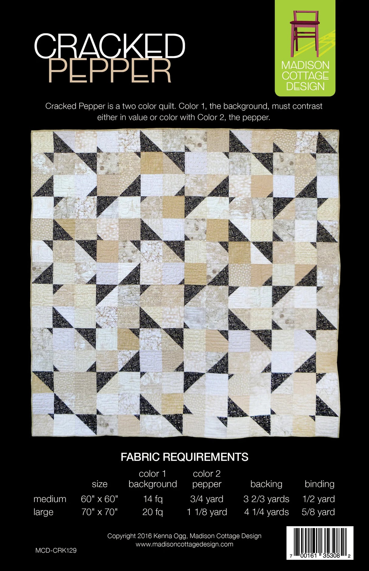 Cracked Pepper Quilt Pattern