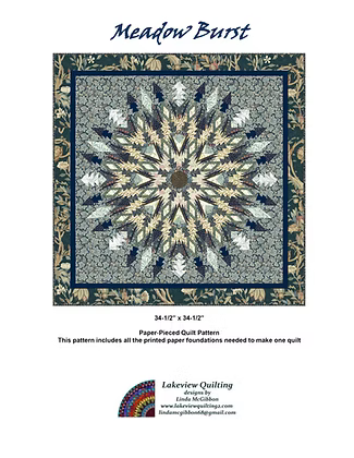 Meadow Burst Downloadable Pattern by Lakeview Quilting