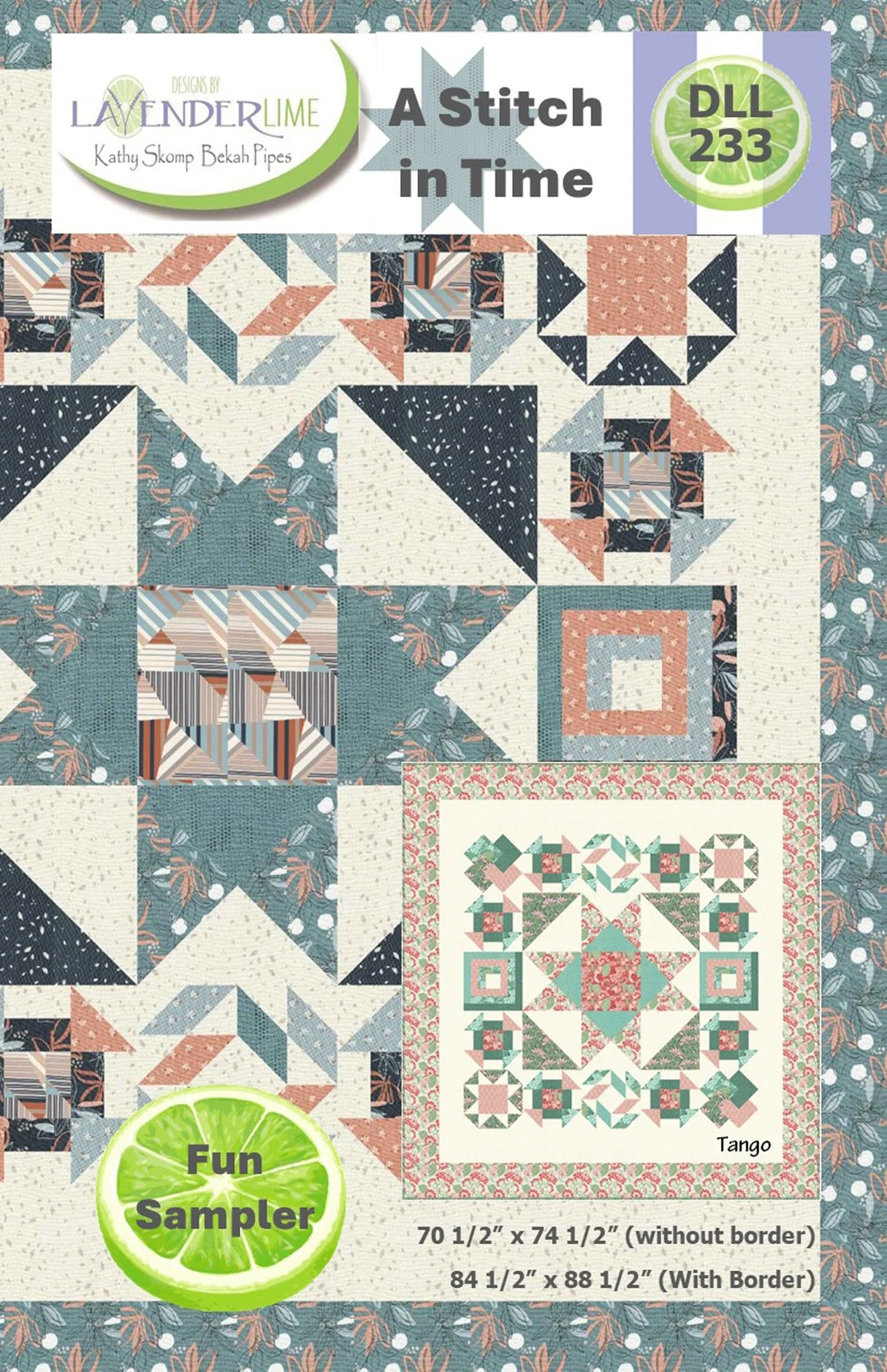 A Stitch in Time Downloadable Pattern by Lavender Lime Quilting