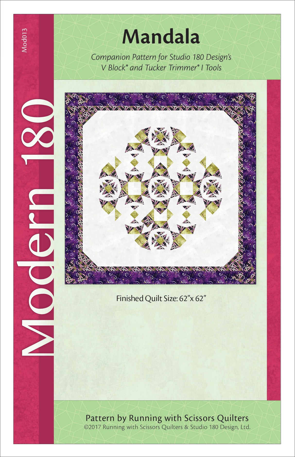 Mandala Quilt Pattern by Studio 180 Designs