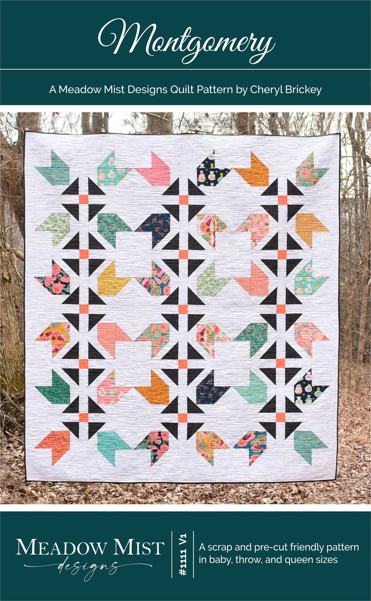 Montgomery Quilt Pattern by Meadow Mist Designs