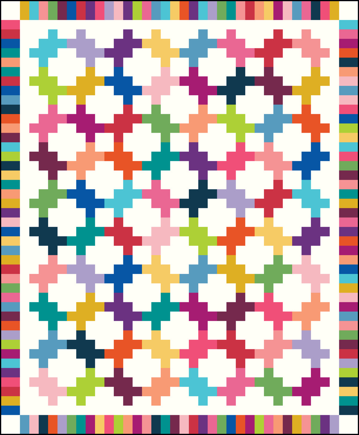 Mosaic Knots Downloadable Pattern by Christa Quilts