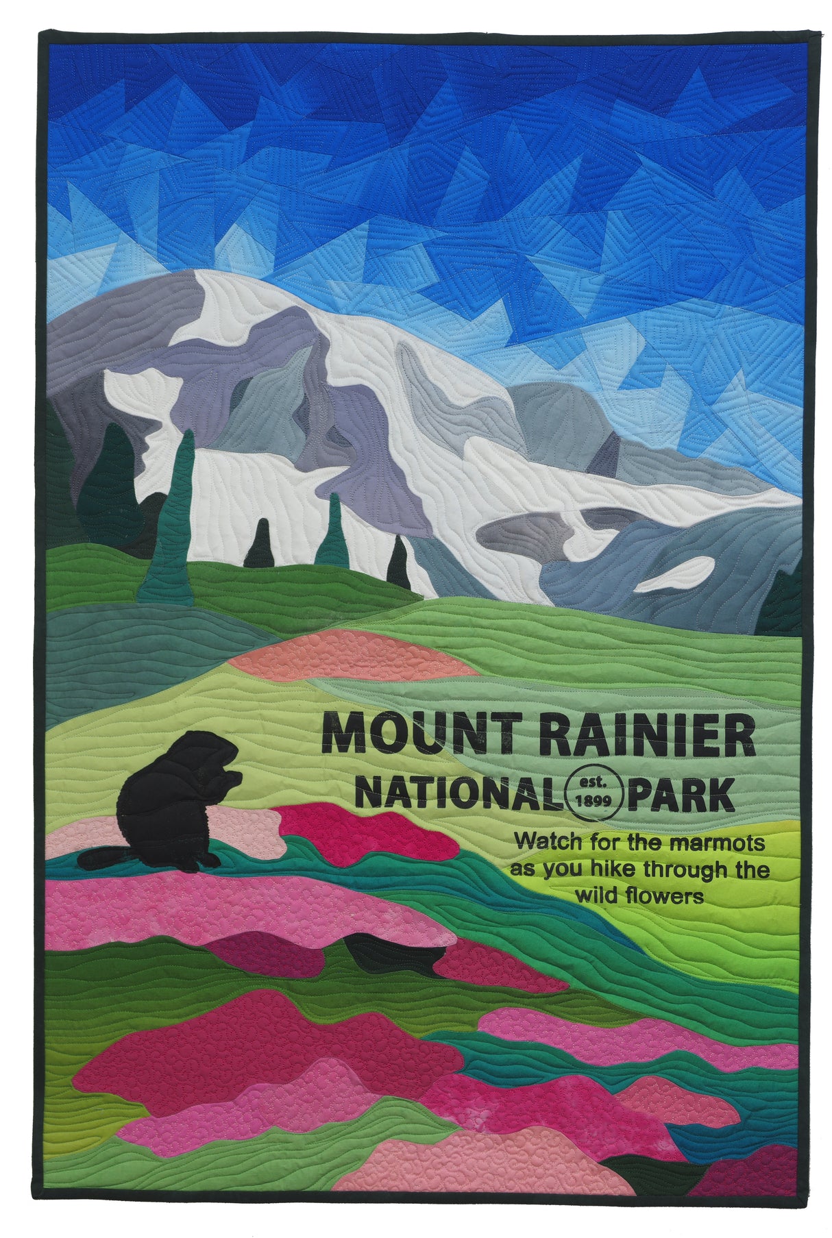 Mount Rainier National Park Downloadable Pattern by Vicki Conley Quilts