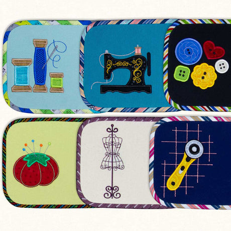 Mug Rug Sewing Applique Embroidery Designs