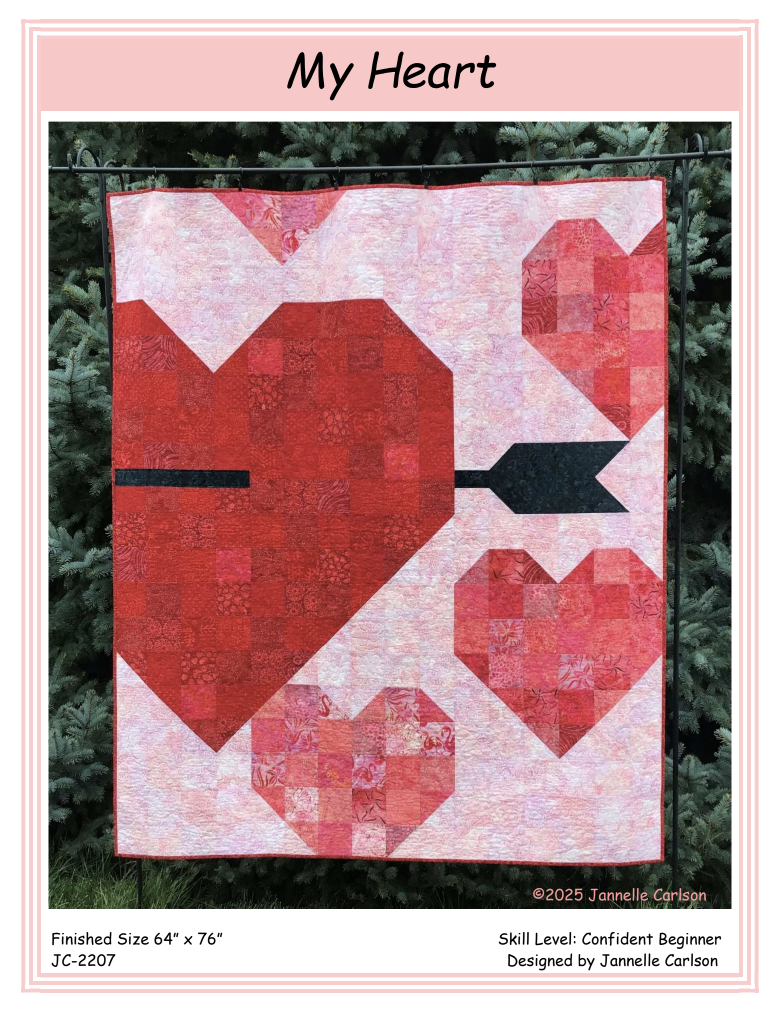 My Heart Downloadable Pattern by Jannelle Carlson