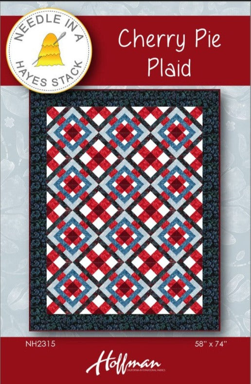 Cherry Pie Plaid Quilt Pattern by Needle In A Hayes Stack