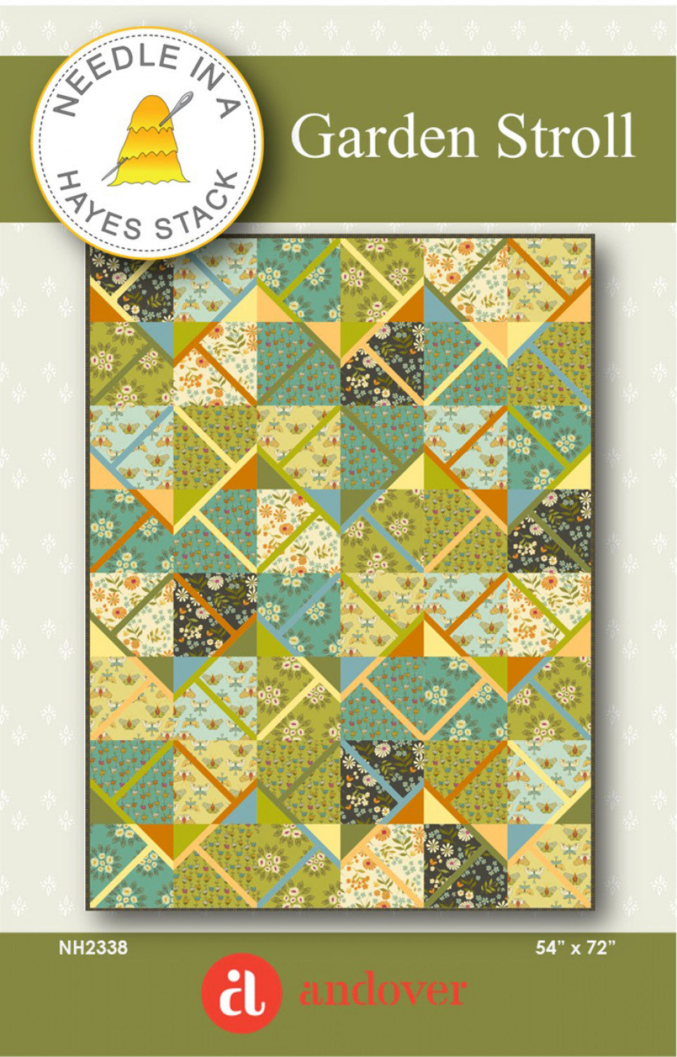 Garden Stroll Quilt Pattern by Needle In A Hayes Stack