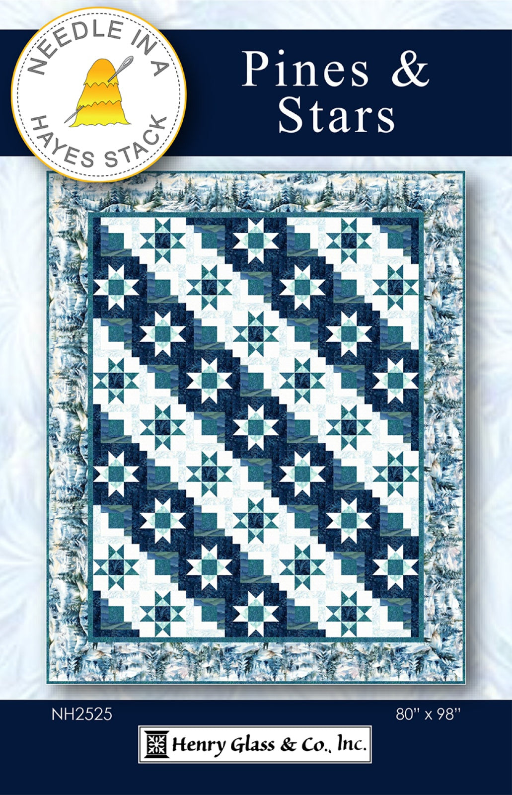 Pines & Stars Quilt Pattern by Needle In A Hayes Stack