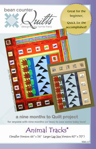 Animal Tracks Quilt Pattern by Bean Counter Quilts