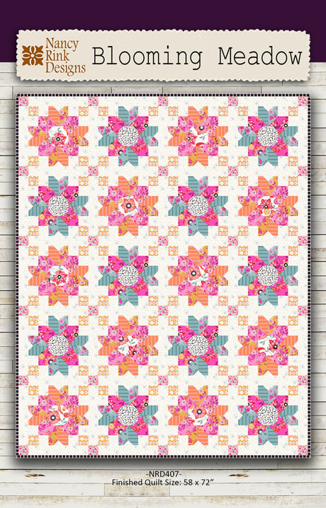 Blooming Meadow Quilt Pattern by Nancy Rink Designs