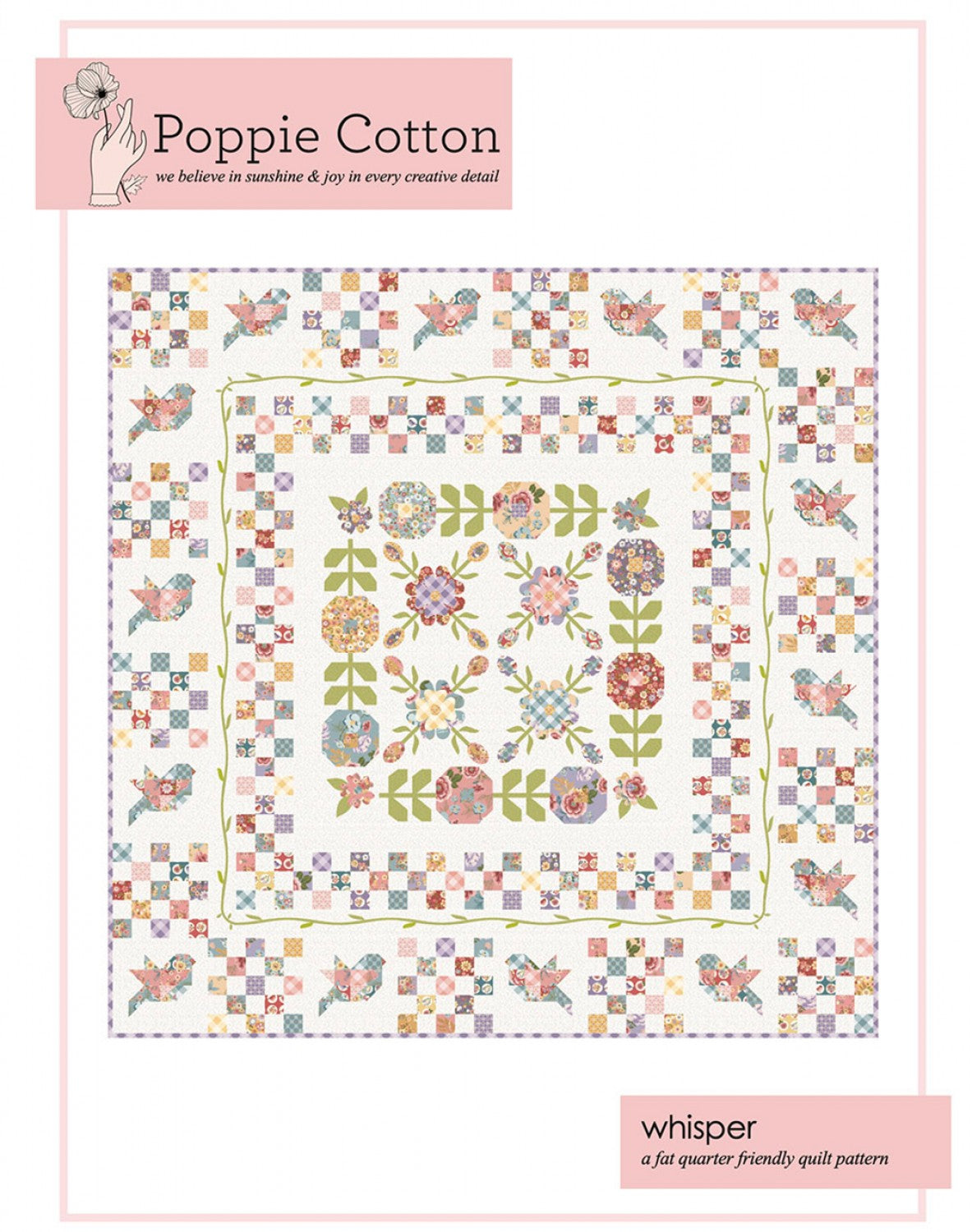 Whisper Quilt Pattern by Poppie Cotton