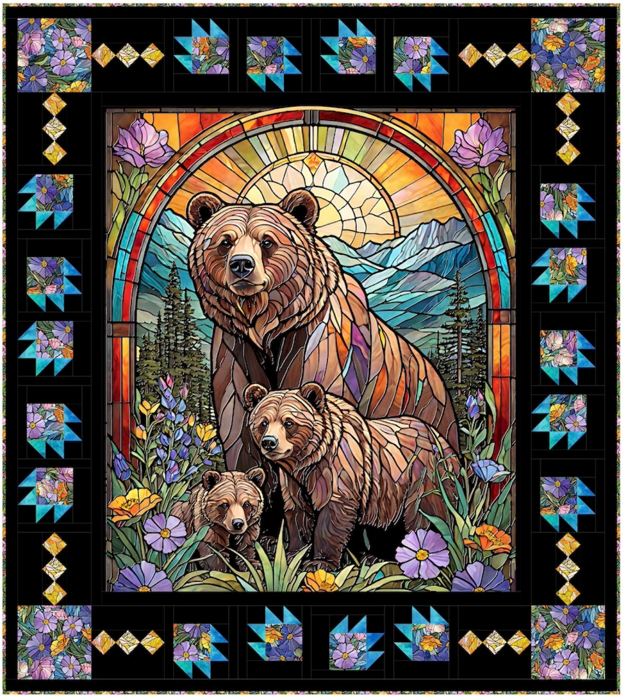 Nature’s Glow Downloadable Pattern by Pine Tree Country Quilts