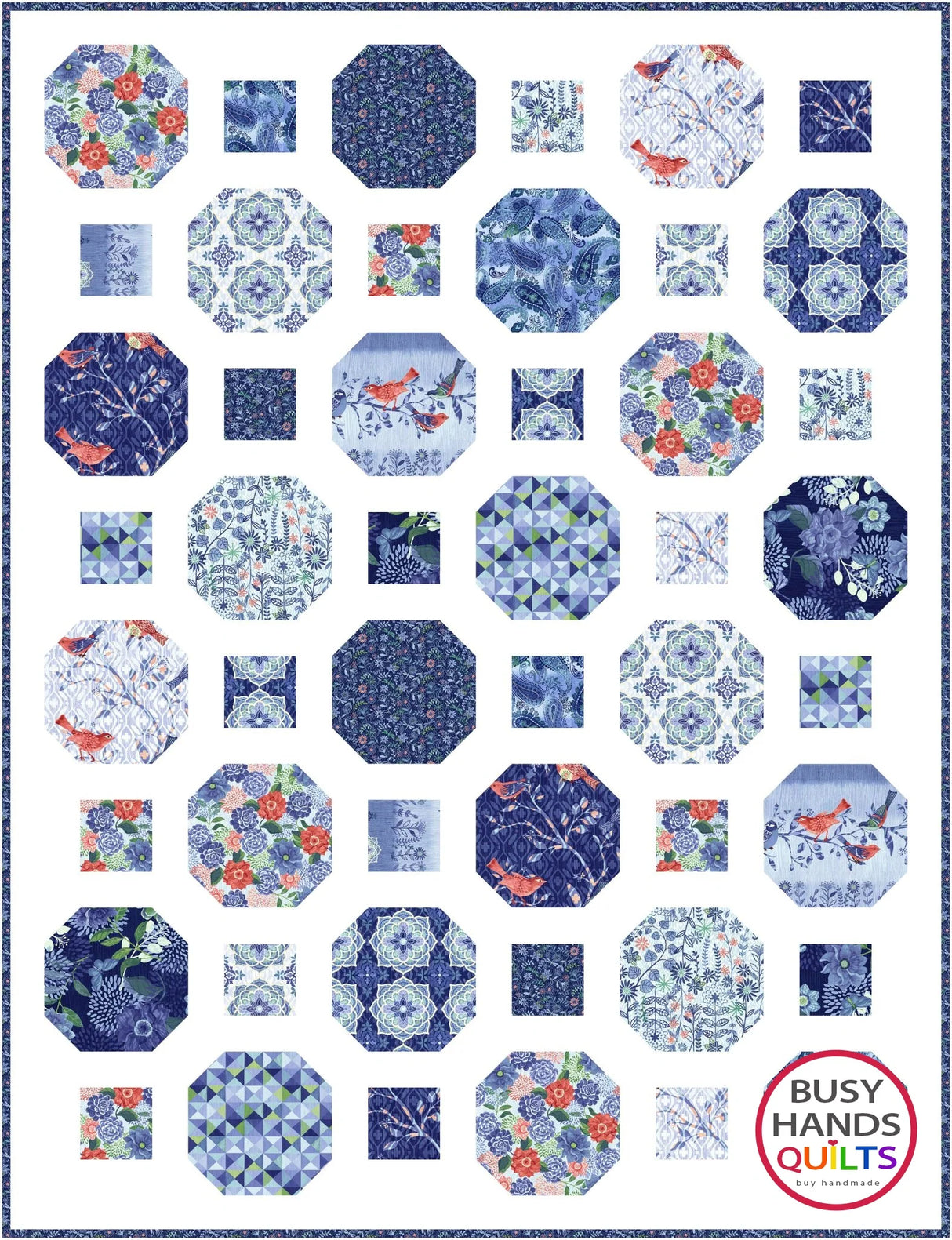 Rolling Around Quilt Pattern by Busy Hands