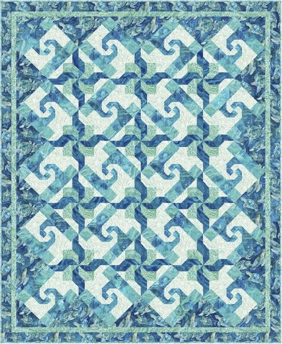 Ocean Currents Downloadable Pattern by Pine Tree Country Quilts