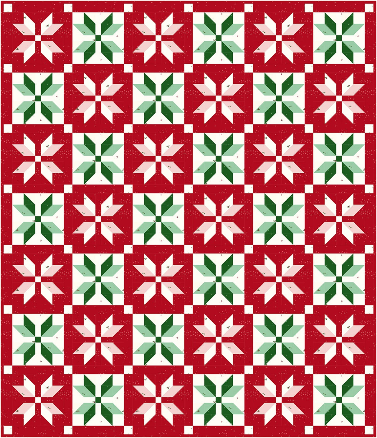 Snowflake Stars Quilt Pattern by Riley Blake Designs