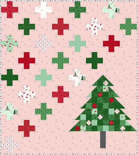 Swiss Christmas Quilt Pattern by Riley Blake Designs