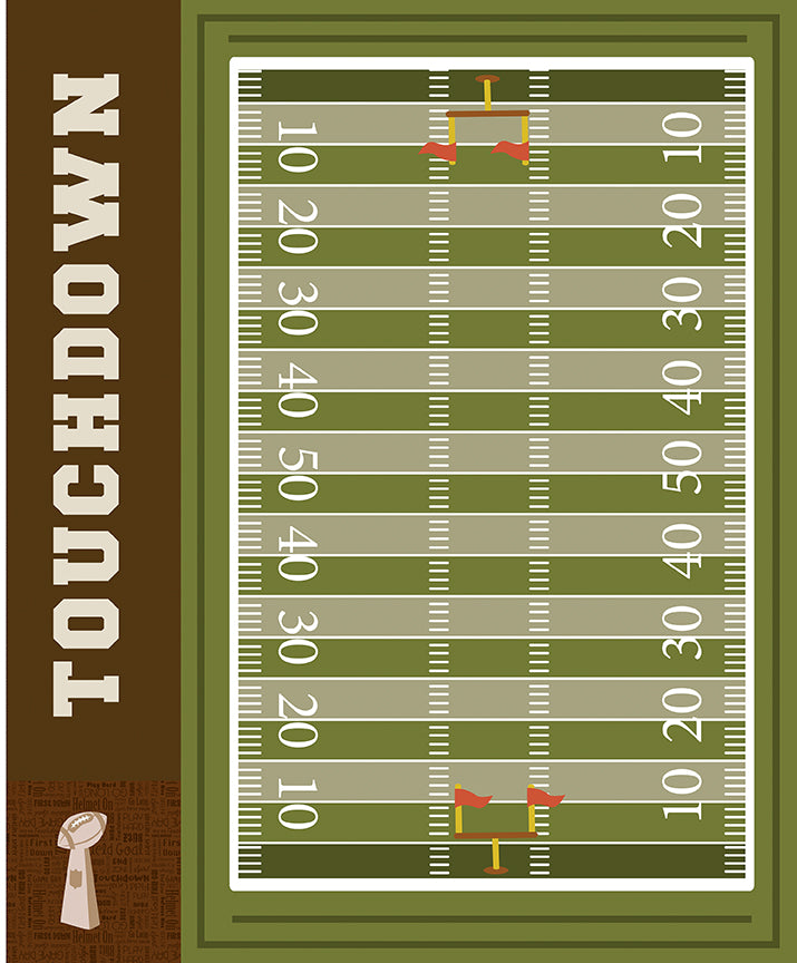 Hometown Heroes 35 1/2" x 43 1/2" Football Panel
