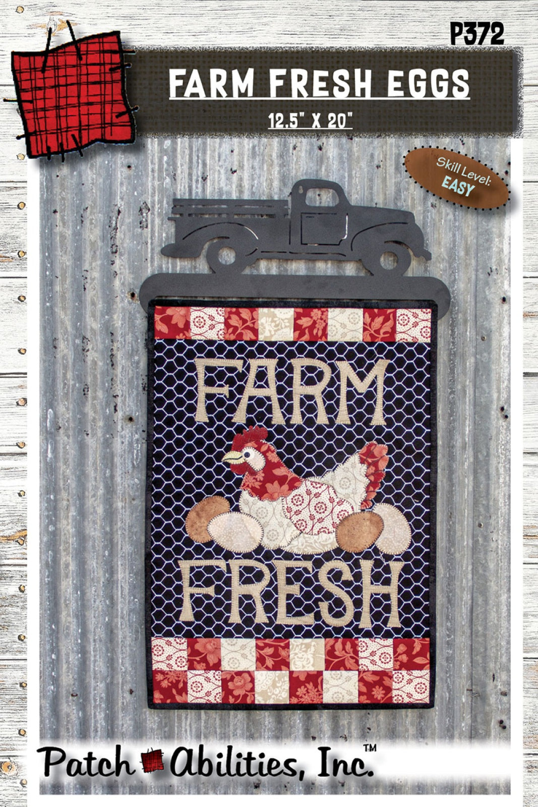 Farm Fresh Eggs Quilt Pattern by Patch Abilities