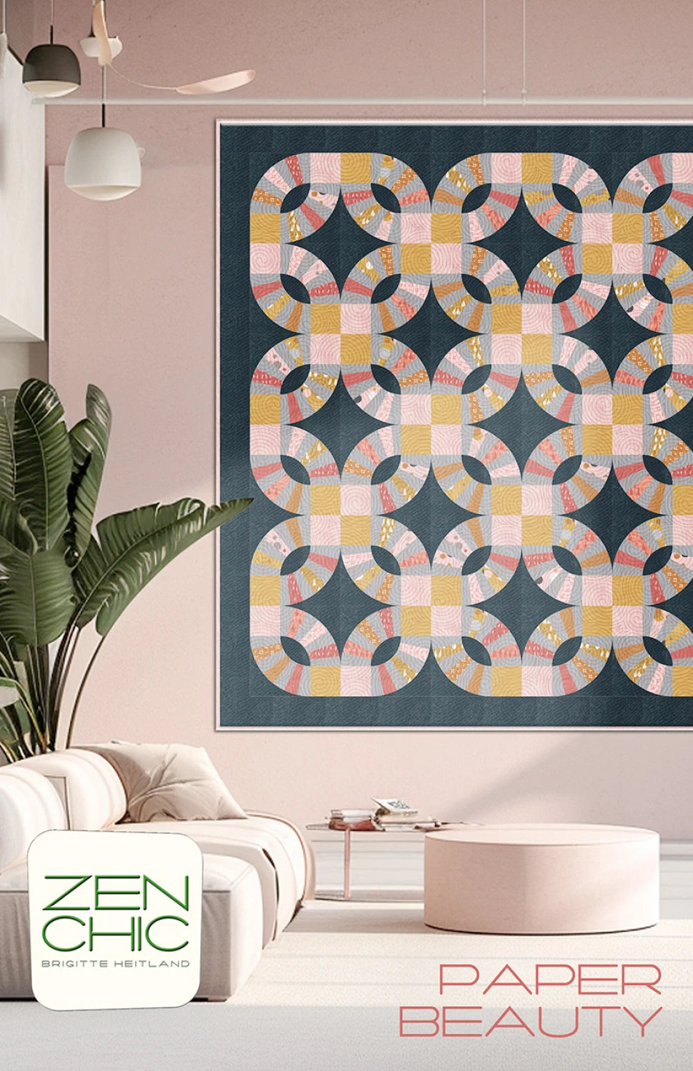 Paper Beauty Quilt Pattern by Zen Chic