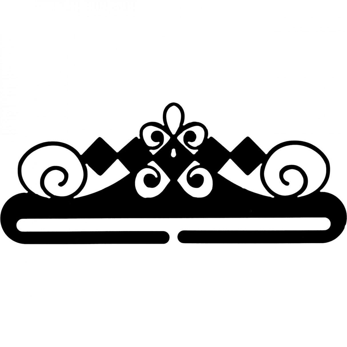 12 inch Diamond Swirls Hanger by Patch Abilities - Patterns