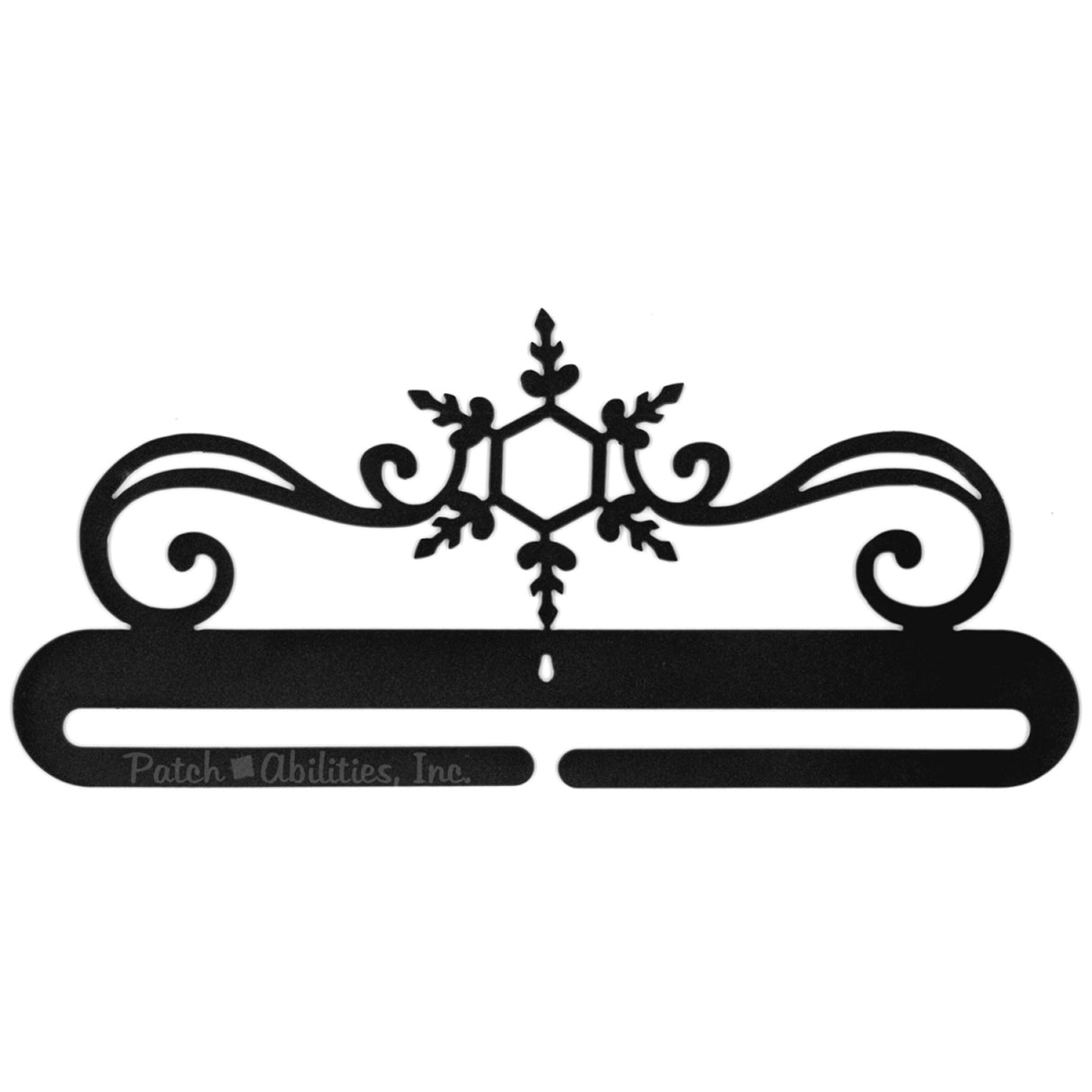12in Snowflake Swirls hanger by Patch Abilities