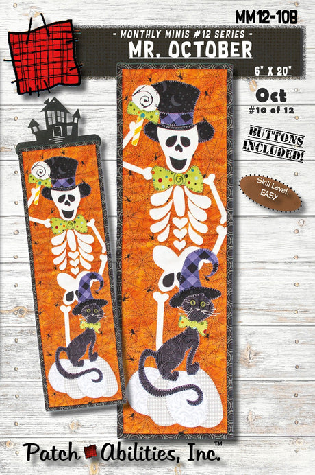 Mr. October with buttons by Patch Abilities - Patterns