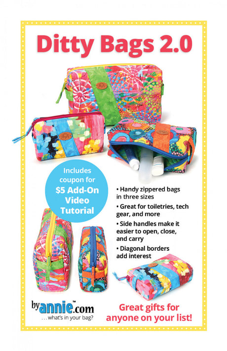 Ditty Bags 2.0 Pattern by Annie