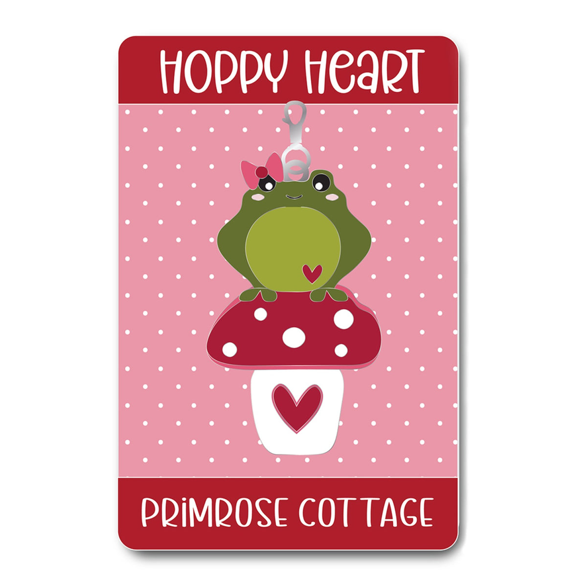 Hoppy Heart Charm - Primrose Cottage