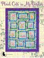 Plaid Cats in My Garden Quilt Patter by Black Cat Creations