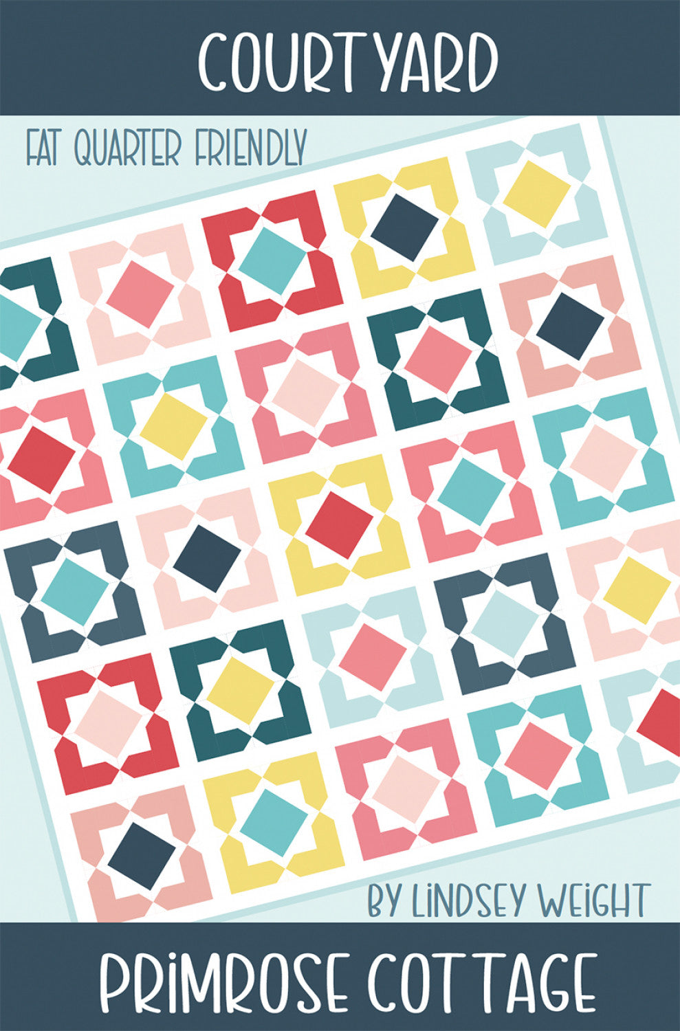 Courtyard Quilt Pattern by Primrose Cottage