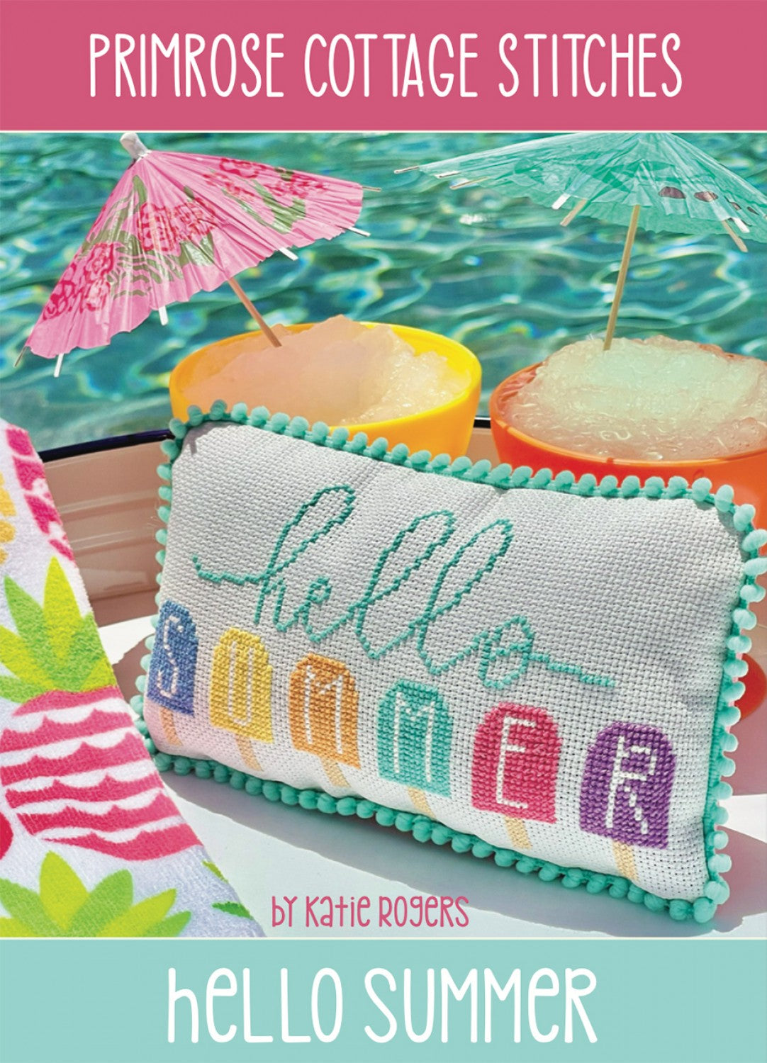 Hello Summer Cross Stitch Pattern by Primrose Cottage