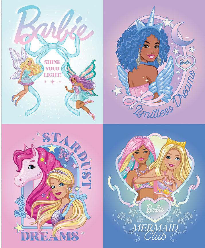 Barbie™ Fantasy 35 1/2" x 43 1/2" Panel by Barbie™ Fantasy — Mattel - Barbie