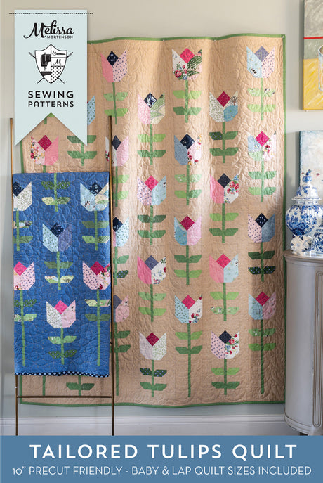 Tailored Tulips Quilt Pattern by Melissa Mortenson