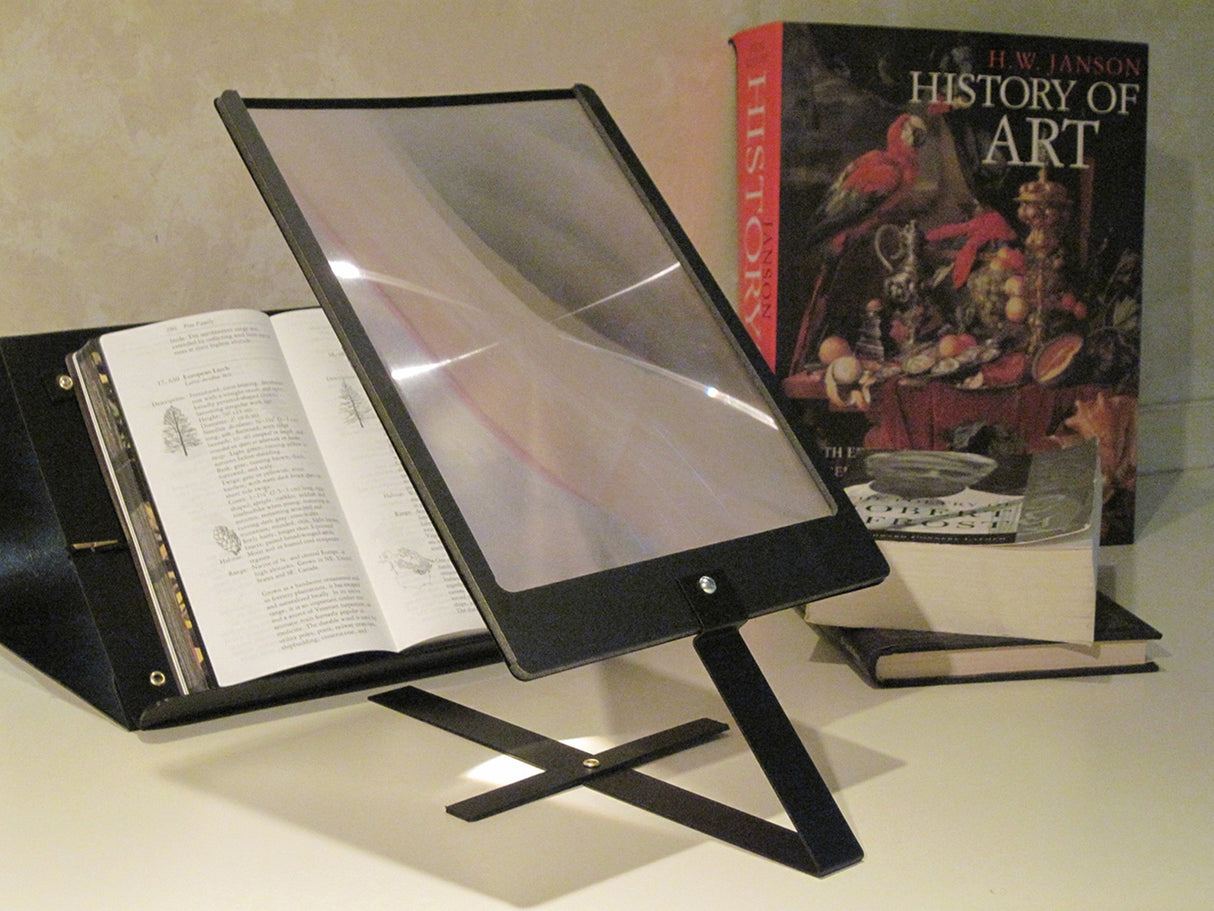 PROP-IT Needlework Pattern Holder with Hands Free Page Magnifier