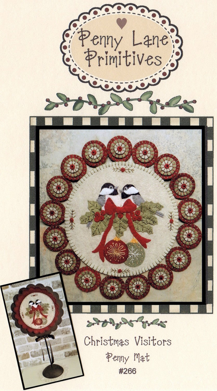 Christmas Visitors Pattern by Penny Lane Primitives