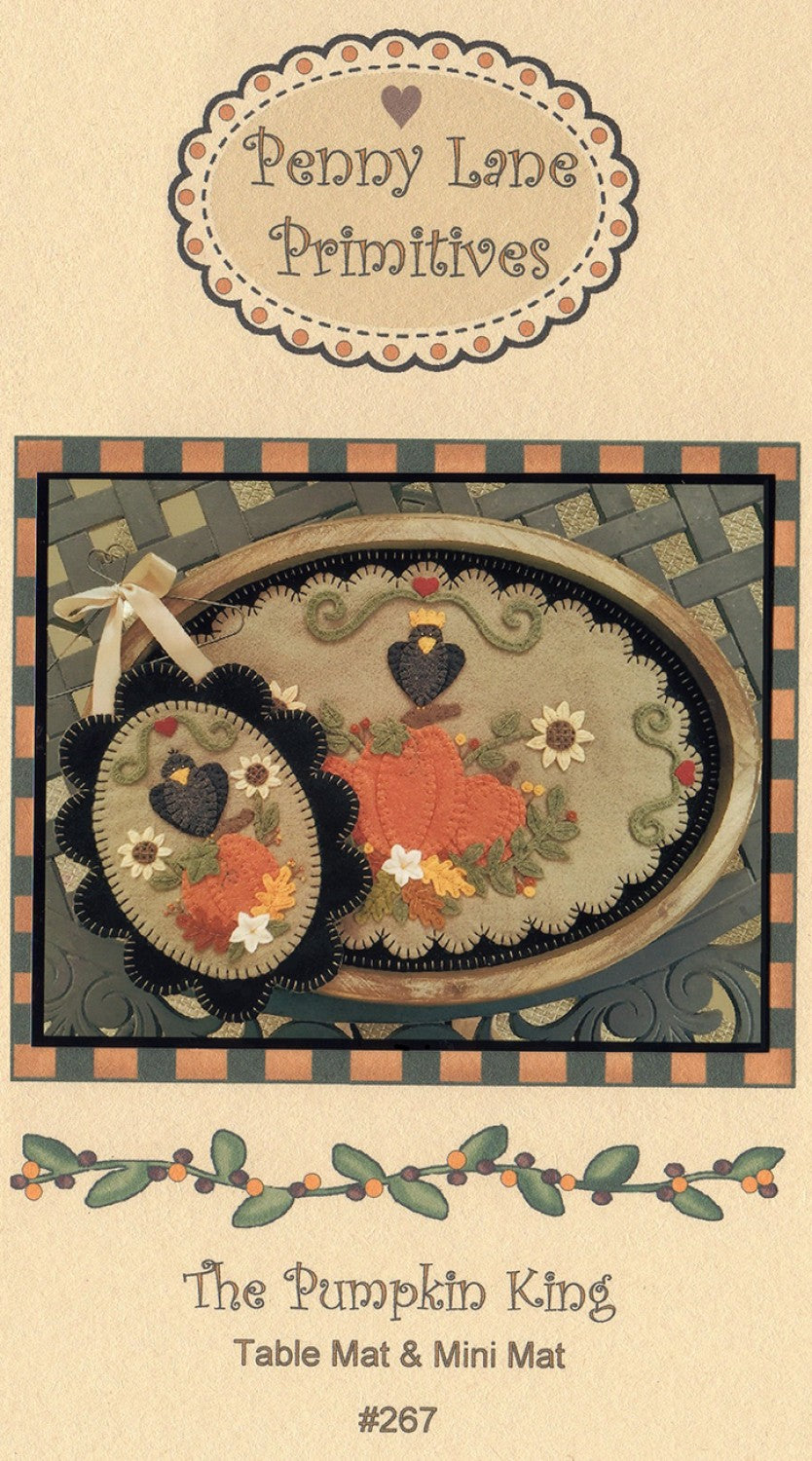 The Pumpkin King Pattern by Penny Lane Primitives