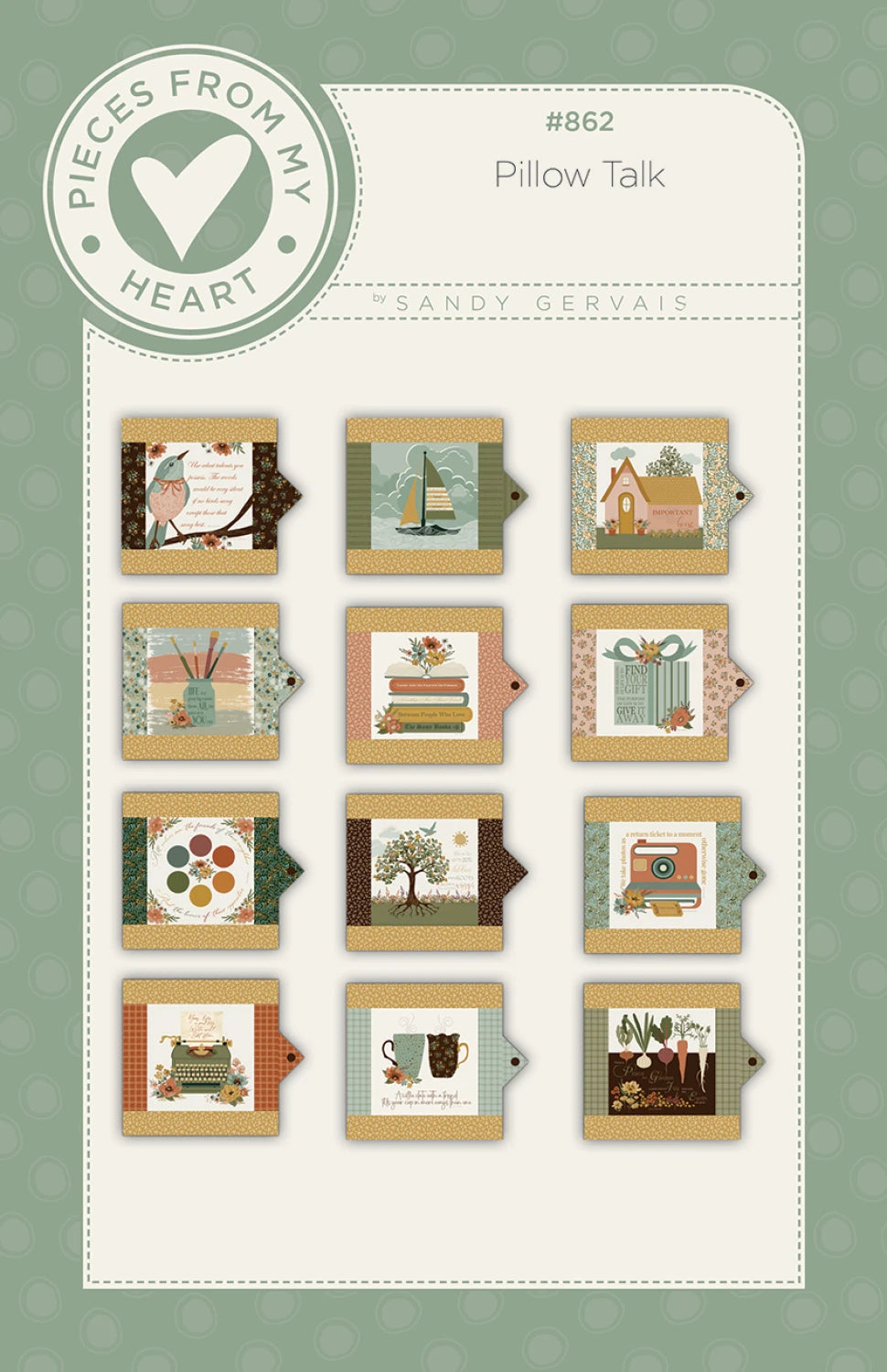 Pillow Talk Quilt Pattern by Pieces From My Heart