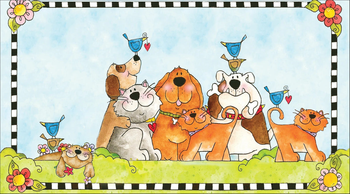 Two Year Pocket Planner Happy Pets 2025/2026 by It Takes Two