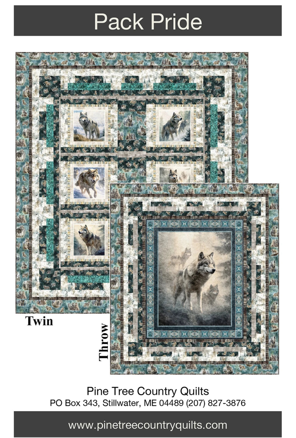 Pack Pride Quilt Pattern by Pine Tree Country Quilts