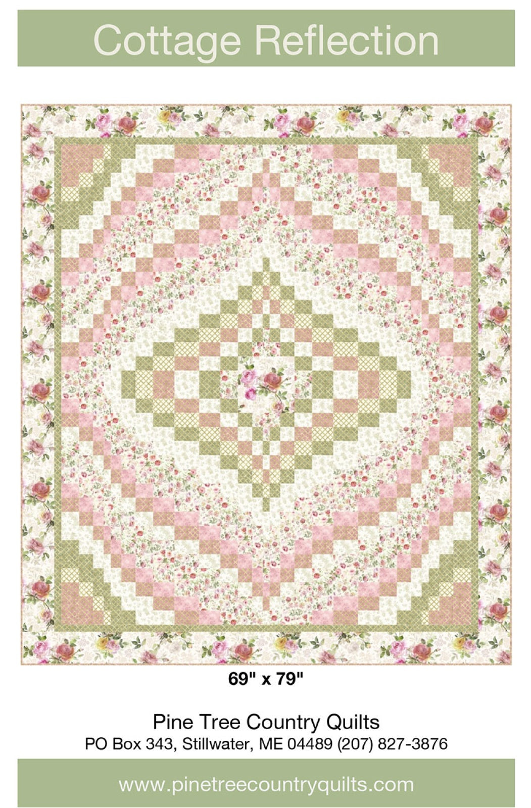 Cottage Reflection Quilt Pattern by Pine Tree Country Quilts
