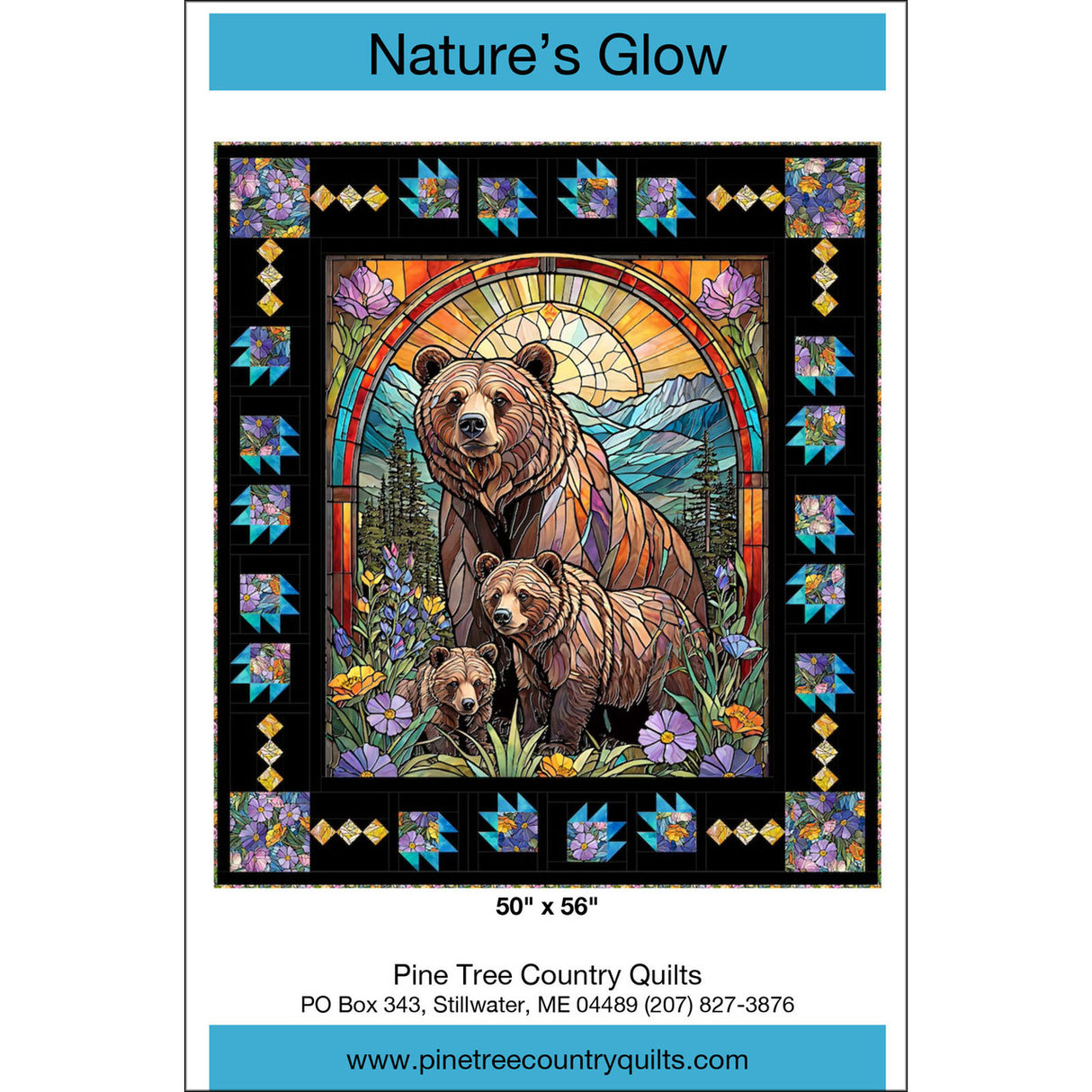 Nature's Glow Quilt Pattern by Pine Tree Country Quilts