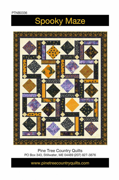 Spooky Maze Quilt Pattern by Pine Tree Country Quilts