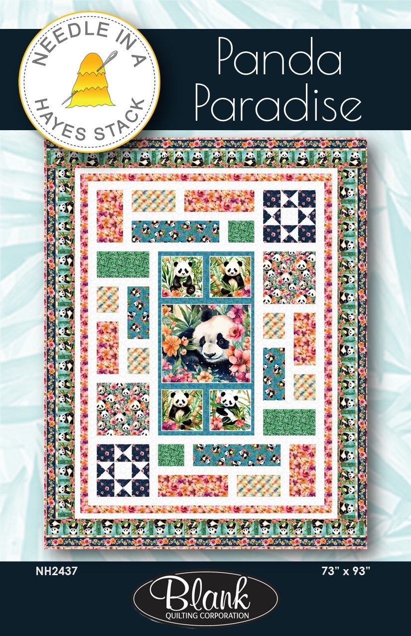 Panda Paradise Downloadable Pattern By Needle In A Hayes Stack