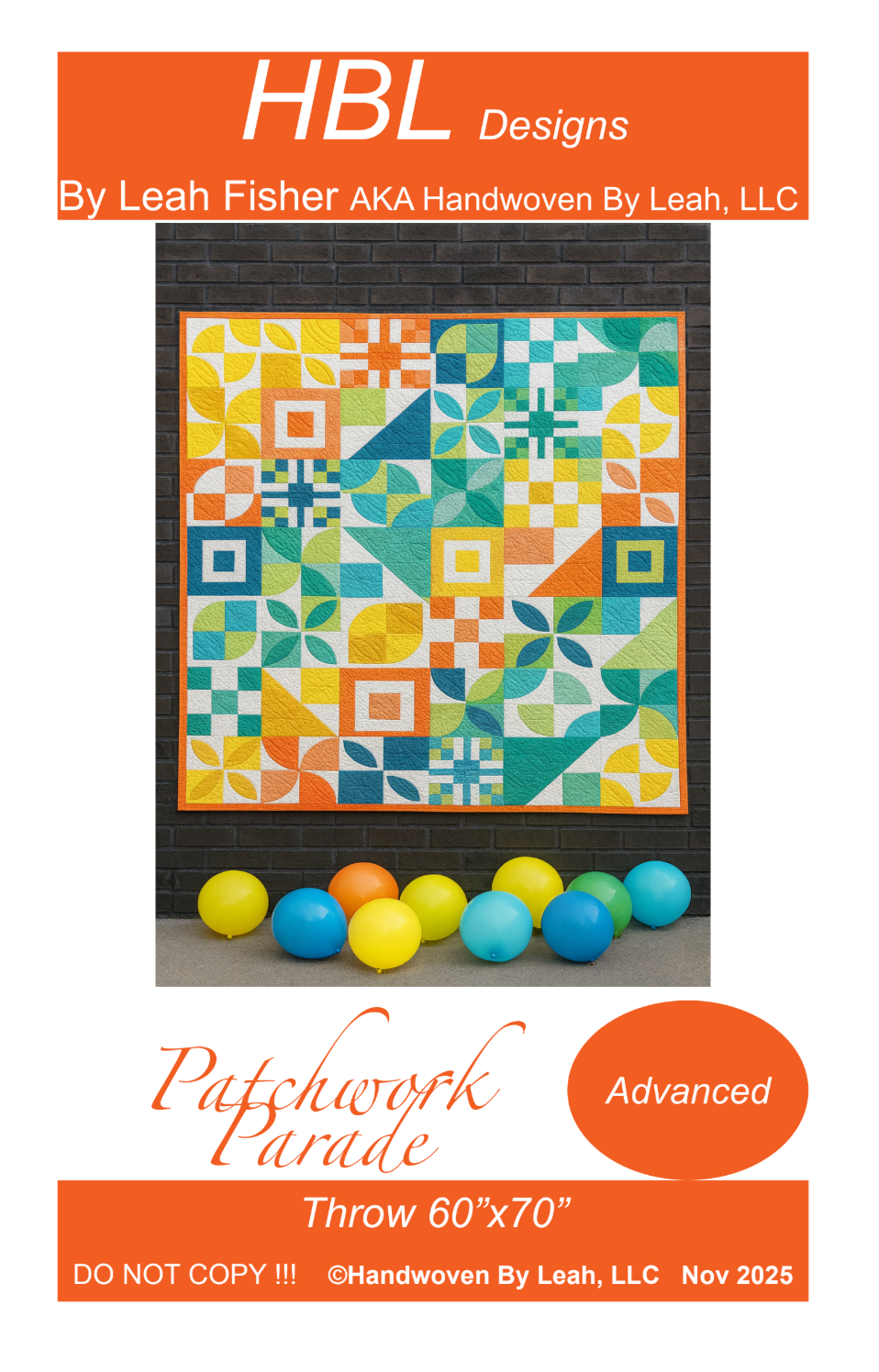 Patchwork Parade Downloadable Pattern by Handwoven By Leah