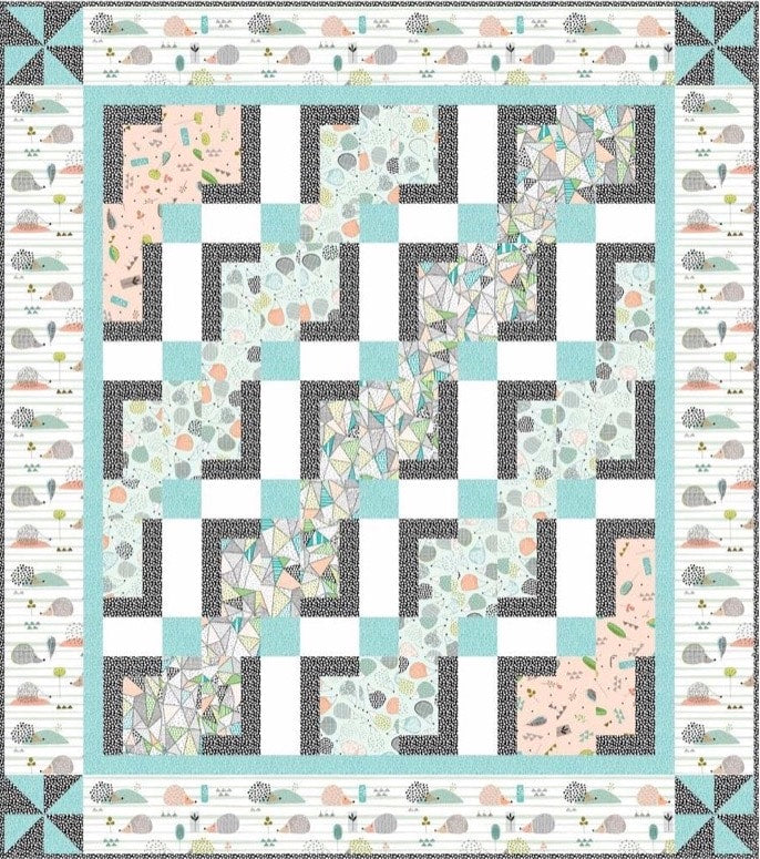 Posh Hedgehogs Downloadable Pattern by Pine Tree Country Quilts